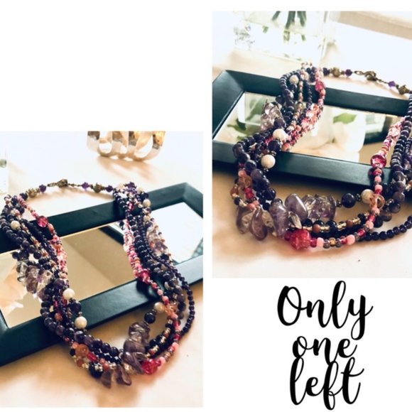 BoHo Handmade Beaded Necklace - Picture 6 of 6